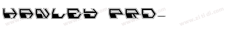 Hanley Pro字体转换